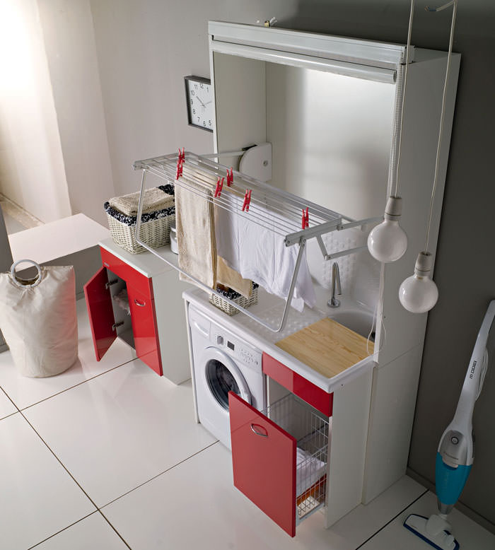 Creare una lavanderia in poco spazio, anche nascosta - Rifare Casa