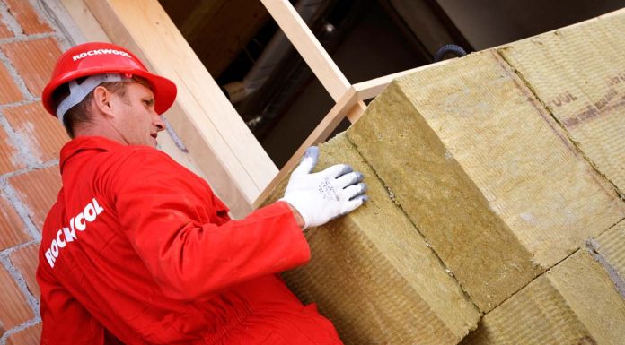 Cappotto in lana di roccia Rockwool Rockwool pannelli lana di roccia