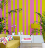 parete-a-righe-colorate