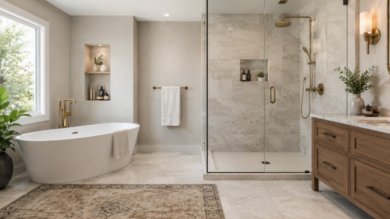 vasca da bagno o doccia
