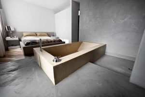 bagno in resina