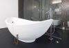 Bagno con Vasca freestanding moderna vasca freestanding