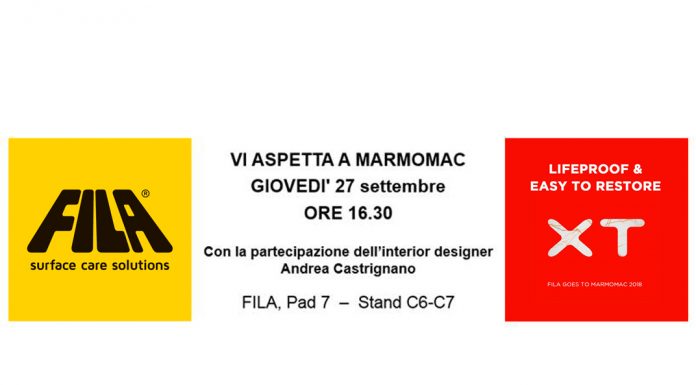 Fila a Marmomac con la partecipazione di Andrea Castrignano