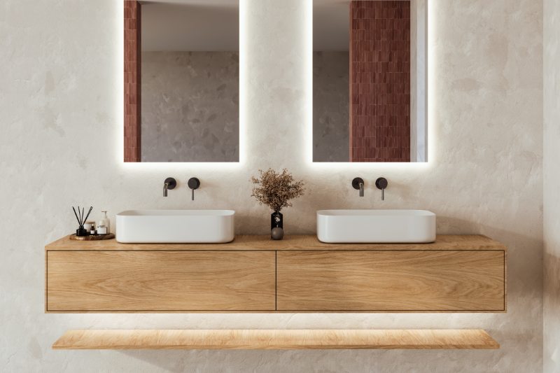 illuminazione specchio bagno
