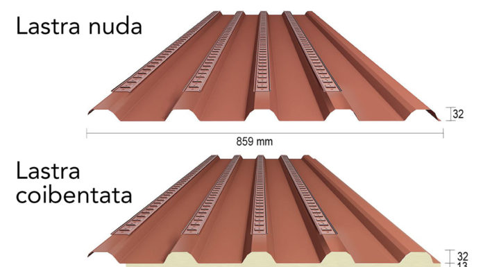 Nuovo Sottocoppo Metallico Fibrotubi | Scegli tra lastra e pannello coibentato Sottocoppo metallico Fibrotubi