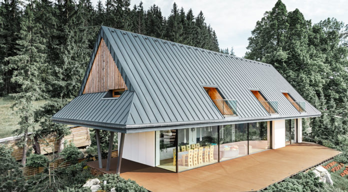 L’alluminio per un audace cambiamento di stile | Coperture Prefa tatra house