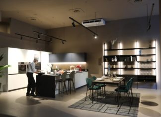 La cucina protagonista nel nuovo showroom di cucine Habimat Focardi e Cerbai a Sesto Fiorentino (FI)