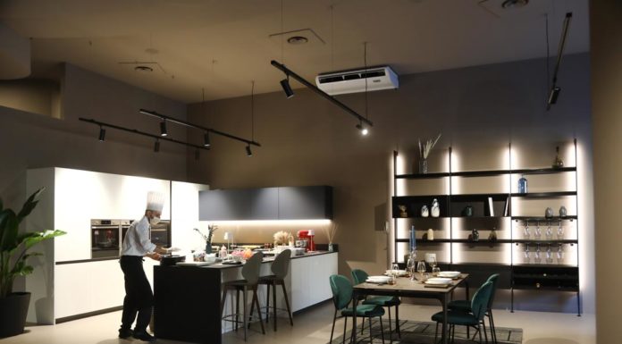 La cucina protagonista nel nuovo showroom di cucine Habimat Focardi e Cerbai a Sesto Fiorentino (FI)