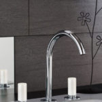 Frattini-PEPE-Batteria-lavabo-3-fori-bocca-alta-finitura-cromo-Maniglia-bianco-marmo-12068BM