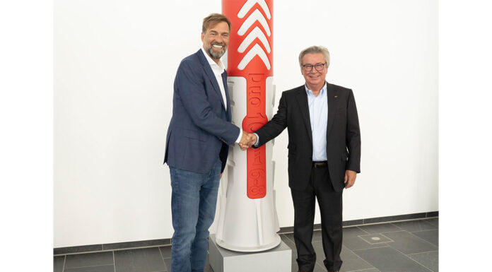Jürgen Klopp è Brand Ambassador del Gruppo fischer