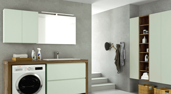 Idee salvaspazio per creare una lavanderia in un bagno piccolo lavanderia in un bagno piccolo scena