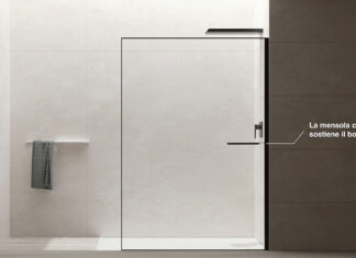 Mensola per sostegno box doccia: Oblique di Relax