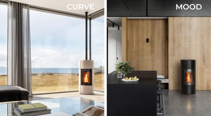 CURVE e Mood di MCZ, stufe a pellet dalle forme “arrotondate” curve mood mcz