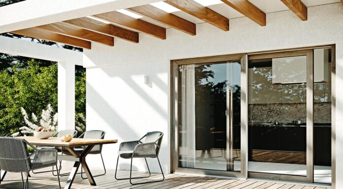Porta scorrevole in PVC HST di WnD Porta scorrevole in PVC