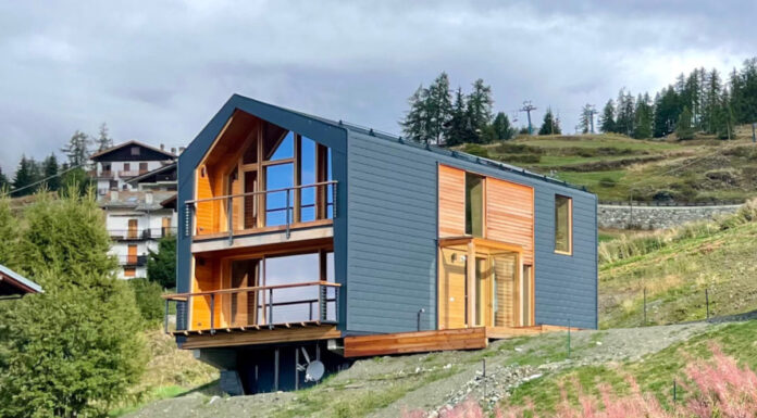 Casa sostenibile in montagna | Un esempio virtuoso in zona F casa sostenibile in montagna