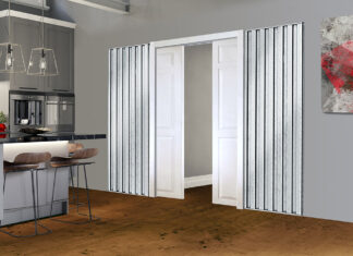 Telai per porte scorrevoli a scomparsa: funzionalità e design con la linea Orchidea di Fibrotubi Telai per porte scorrevoli a scomparsa Orchidea