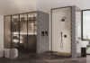 Ambiente bagno moderno: design black&white e cromoterapia Ambiente bagno moderno