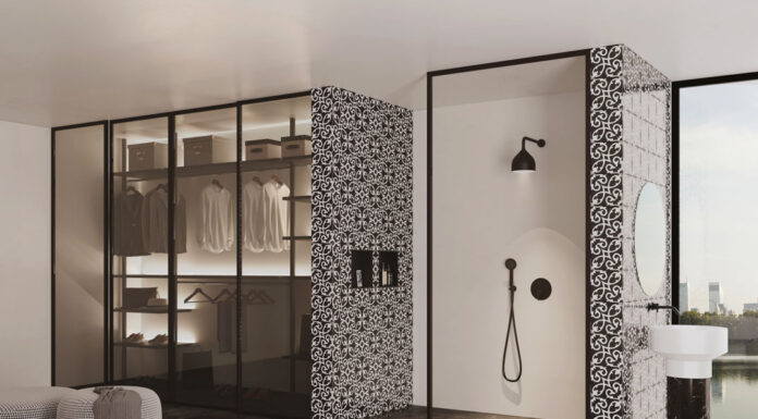 Ambiente bagno moderno: design black&white e cromoterapia Ambiente bagno moderno