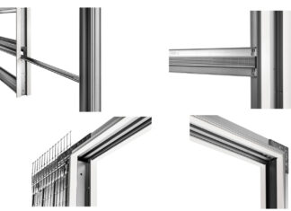 Nuovi profili resinati per i controtelai per porte a scomparsa senza finiture esterne