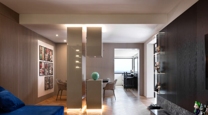 Nell’attico come in hotel attico moderno