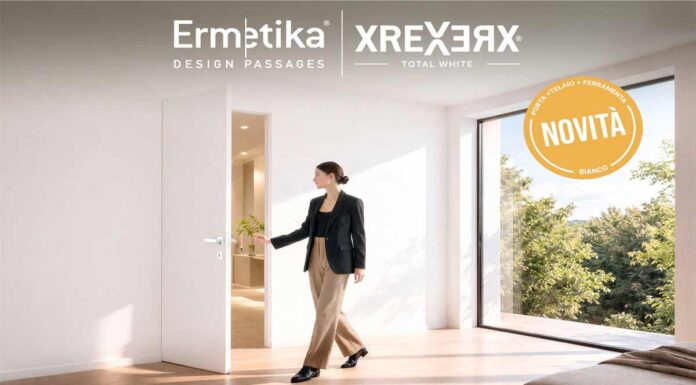 xREVERx TOTAL WHITE: la porta a battente reversibile filo muro 100% bianca