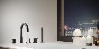 Nobili Sole, la rubinetteria bagno green dal carattere industriale