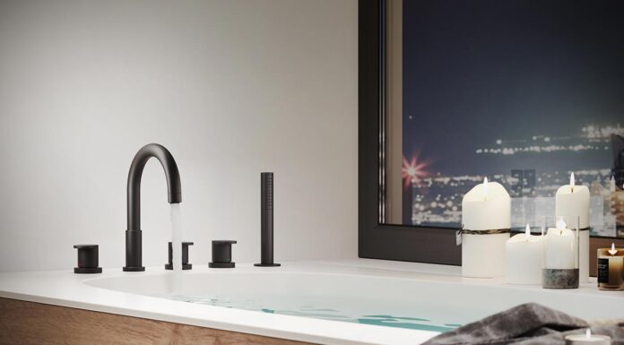 Nobili Sole, la rubinetteria bagno green dal carattere industriale