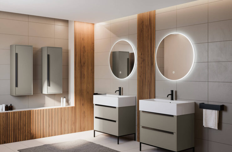 Arredo bagno modulare e integrato: Spazio Colavene per progettare bagno e lavanderia con un’unica visione arredo bagno modulare