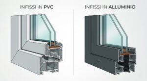 infissi in pvc o alluminio