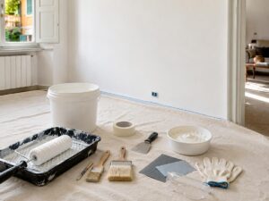 materiali per pitturare casa