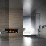 La doccia outdoor entra nel progetto architettonico con Aquaelite Metal 316 doccia outdoor Aquaelite Metal 316