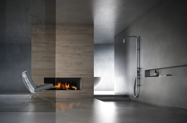 La doccia outdoor entra nel progetto architettonico con Aquaelite Metal 316 doccia outdoor Aquaelite Metal 316