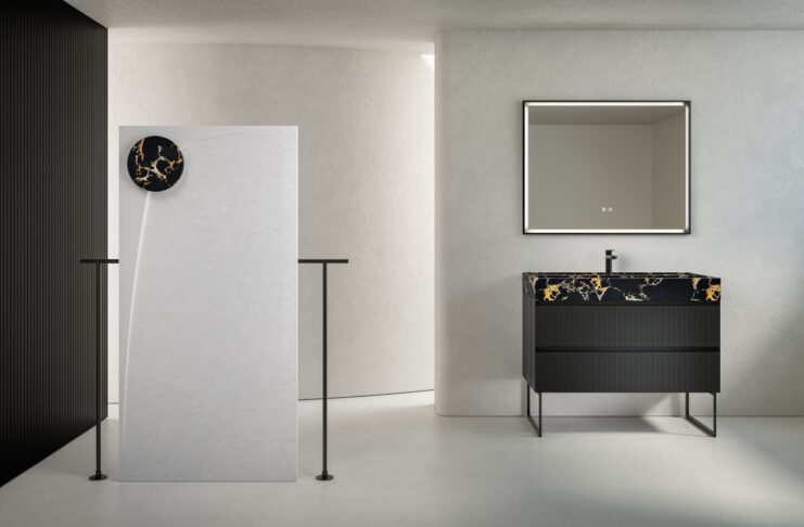 Progettare il bagno come ambiente unitario: superfici coordinate e materiali tattili con Fiora Fiora
