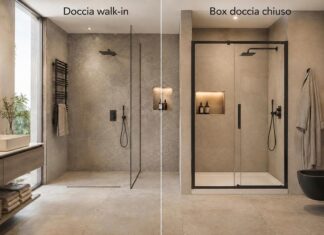 Doccia walk-in: quando sceglierla e quando è preferibile un box doccia chiuso doccia walk-in