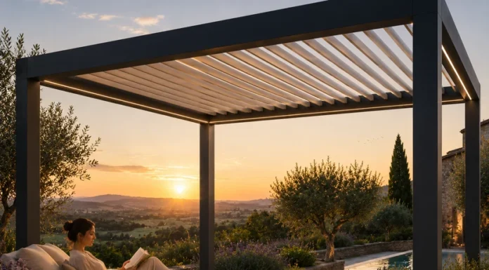 Come trasformare terrazzo e giardino in uno spazio da vivere anche nelle giornate più calde pergola bioclimatica