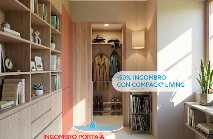 Porte interne: meno ingombro, più spazio disponibile porte interne salvaspazio celegon